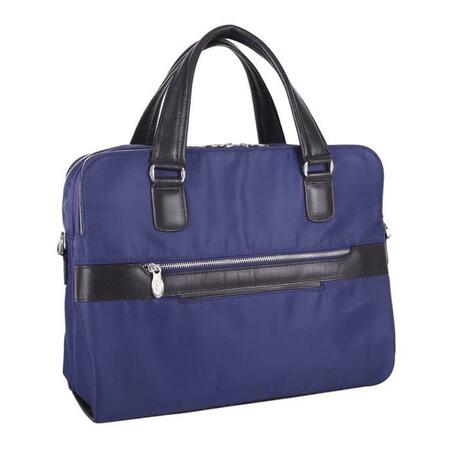 A1 LUGGAGE N Series Hartford Nylon Dual Compartment Briefcase - Navy A13049420